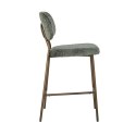 Richmond Interiors RICHMOND krzesło barowe XENIA 65 cm zielone Richmond Interiors RICHMOND krzesło barowe XENIA 65 cm zielone