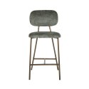Richmond Interiors RICHMOND krzesło barowe XENIA 65 cm zielone Richmond Interiors RICHMOND krzesło barowe XENIA 65 cm zielone