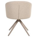 Richmond Interiors RICHMOND krzesło obrotowe OLIVIA beżowe Richmond Interiors RICHMOND krzesło obrotowe OLIVIA beżowe