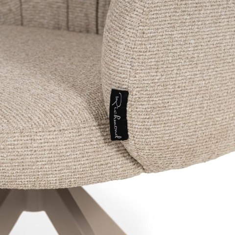 Richmond Interiors RICHMOND krzesło obrotowe OLIVIA beżowe Richmond Interiors RICHMOND krzesło obrotowe OLIVIA beżowe