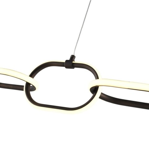 Richmond Interiors RICHMOND lampa wisząca LAYN brązowa Richmond Interiors RICHMOND lampa wisząca LAYN brązowa
