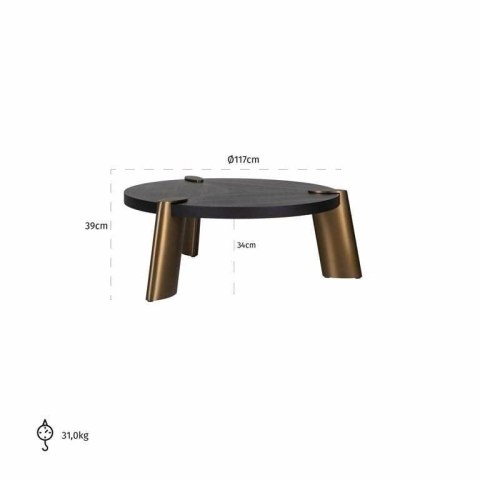 Richmond Interiors RICHMOND stolik kawowy BRODY 100 Richmond Interiors RICHMOND stolik kawowy BRODY 100