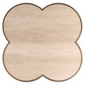 Richmond Interiors RICHMOND stolik kawowy CLOVER beżowy Richmond Interiors RICHMOND stolik kawowy CLOVER beżowy