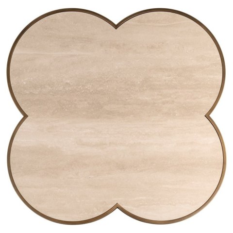 Richmond Interiors RICHMOND stolik kawowy CLOVER beżowy Richmond Interiors RICHMOND stolik kawowy CLOVER beżowy