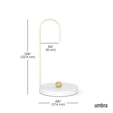 Umbra UMBRA stojak na ręcznik papierowy BELLWOOD biały/naturalny Umbra UMBRA stojak na ręcznik papierowy BELLWOOD biały/naturalny