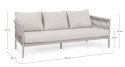 Bizzotto BIZZOTTO sofa 3-osobowa ogrodowa FLORENCIA MOON beżowa Bizzotto BIZZOTTO sofa 3-osobowa ogrodowa FLORENCIA MOON beżowa