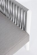 Bizzotto BIZZOTTO sofa 3-osobowa ogrodowa FLORENCIA biała / szara Bizzotto BIZZOTTO sofa 3-osobowa ogrodowa FLORENCIA biała / szara