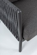 Bizzotto BIZZOTTO sofa 3-osobowa ogrodowa FLORENCIA szara Bizzotto BIZZOTTO sofa 3-osobowa ogrodowa FLORENCIA szara