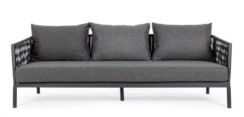 Bizzotto BIZZOTTO sofa 3-osobowa ogrodowa FLORENCIA szara Bizzotto BIZZOTTO sofa 3-osobowa ogrodowa FLORENCIA szara