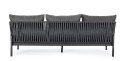Bizzotto BIZZOTTO sofa 3-osobowa ogrodowa FLORENCIA szara Bizzotto BIZZOTTO sofa 3-osobowa ogrodowa FLORENCIA szara