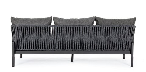 Bizzotto BIZZOTTO sofa 3-osobowa ogrodowa FLORENCIA szara Bizzotto BIZZOTTO sofa 3-osobowa ogrodowa FLORENCIA szara
