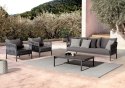 Bizzotto BIZZOTTO sofa 3-osobowa ogrodowa FLORENCIA szara Bizzotto BIZZOTTO sofa 3-osobowa ogrodowa FLORENCIA szara