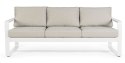 Bizzotto BIZZOTTO sofa 3-osobowa ogrodowa MERRIGAN beżowa Bizzotto BIZZOTTO sofa 3-osobowa ogrodowa MERRIGAN beżowa