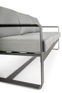 Bizzotto BIZZOTTO sofa 3-osobowa ogrodowa MERRIGAN szara Bizzotto BIZZOTTO sofa 3-osobowa ogrodowa MERRIGAN szara