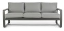 Bizzotto BIZZOTTO sofa 3-osobowa ogrodowa MERRIGAN szara Bizzotto BIZZOTTO sofa 3-osobowa ogrodowa MERRIGAN szara