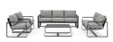 Bizzotto BIZZOTTO sofa 3-osobowa ogrodowa MERRIGAN szara Bizzotto BIZZOTTO sofa 3-osobowa ogrodowa MERRIGAN szara
