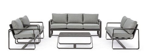 Bizzotto BIZZOTTO sofa 3-osobowa ogrodowa MERRIGAN szara Bizzotto BIZZOTTO sofa 3-osobowa ogrodowa MERRIGAN szara