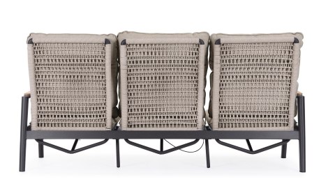 Bizzotto BIZZOTTO sofa 3-osobowa ogrodowa MIGUEL beżowa Bizzotto BIZZOTTO sofa 3-osobowa ogrodowa MIGUEL beżowa