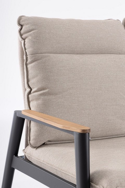 Bizzotto BIZZOTTO sofa 3-osobowa ogrodowa MIGUEL beżowa Bizzotto BIZZOTTO sofa 3-osobowa ogrodowa MIGUEL beżowa