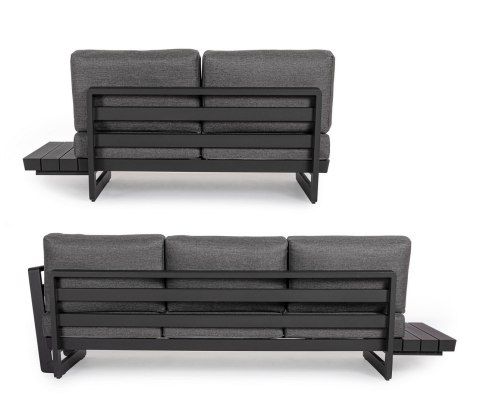 Bizzotto BIZZOTTO sofa ogrodowa INFINITY szara Bizzotto BIZZOTTO sofa ogrodowa INFINITY szara