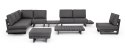 Bizzotto BIZZOTTO sofa ogrodowa INFINITY szara Bizzotto BIZZOTTO sofa ogrodowa INFINITY szara