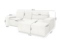 King Home Narożnik PILLOW M prawy z funkcją spania zielony King Home Narożnik PILLOW M prawy z funkcją spania zielony