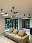 Moosee MOOSEE lampa wisząca RING 40 złota