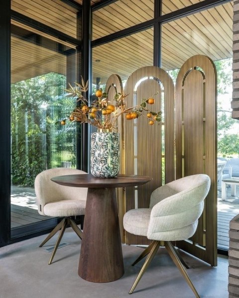 Richmond Interiors RICHMOND parawan MACALLEN złoty Richmond Interiors RICHMOND parawan MACALLEN złoty