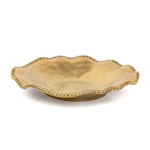 Kare Design KARE komplet 2 półmisków BELL 36 cm złoty Kare Design KARE komplet 2 półmisków BELL 36 cm złoty