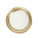 Kare Design KARE komplet 2 talerzy BELL 38 cm biało-złoty Kare Design KARE komplet 2 talerzy BELL 38 cm biało-złoty