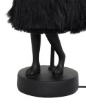 Kare Design KARE lampa stołowa RABBIT FUR 50 cm czarna / złota Kare Design KARE lampa stołowa RABBIT FUR 50 cm czarna / złota