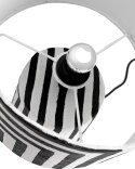 Kare Design KARE lampa stołowa STRISCE 44 cm biało-czarna Kare Design KARE lampa stołowa STRISCE 44 cm biało-czarna