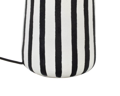 Kare Design KARE lampa stołowa STRISCE 44 cm biało-czarna Kare Design KARE lampa stołowa STRISCE 44 cm biało-czarna