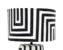 Kare Design KARE lampa stołowa STRISCE 44 cm biało-czarna Kare Design KARE lampa stołowa STRISCE 44 cm biało-czarna