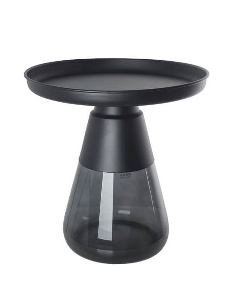 Kare Design KARE stolik BOTTIGLIA SMOKE 50 czarny Kare Design KARE stolik BOTTIGLIA SMOKE 50 czarny