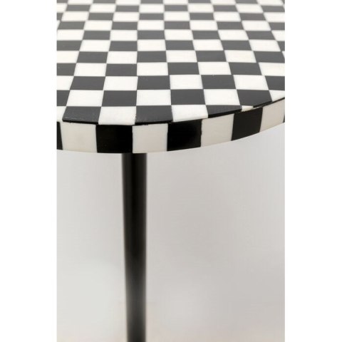 Kare Design KARE stolik DOMERO CHESS 25 biało-czarny Kare Design KARE stolik DOMERO CHESS 25 biało-czarny
