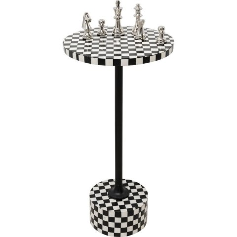 Kare Design KARE stolik DOMERO CHESS 25 biało-czarny Kare Design KARE stolik DOMERO CHESS 25 biało-czarny