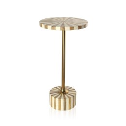 Kare Design KARE stolik DOMERO CIRQUE 25 biało-złoty