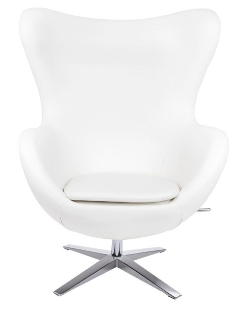 King Home Fotel EGG SZEROKI PU biały King Home Fotel EGG SZEROKI PU biały