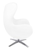 King Home Fotel EGG SZEROKI PU biały King Home Fotel EGG SZEROKI PU biały