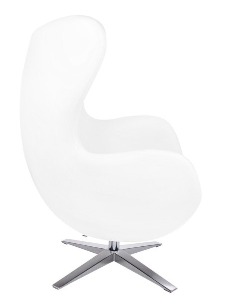 King Home Fotel EGG SZEROKI PU biały King Home Fotel EGG SZEROKI PU biały