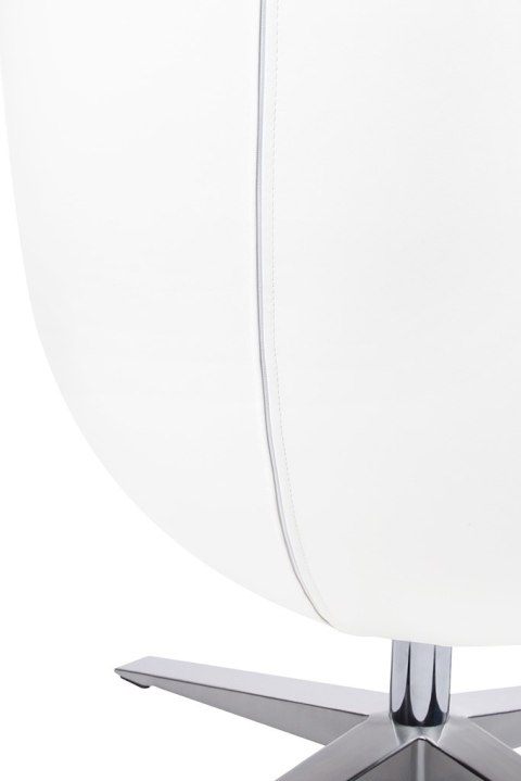 King Home Fotel EGG SZEROKI PU biały King Home Fotel EGG SZEROKI PU biały
