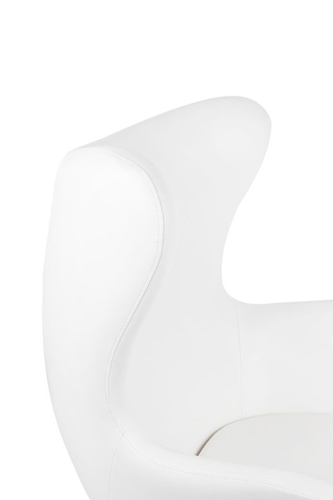 King Home Fotel EGG SZEROKI PU biały King Home Fotel EGG SZEROKI PU biały