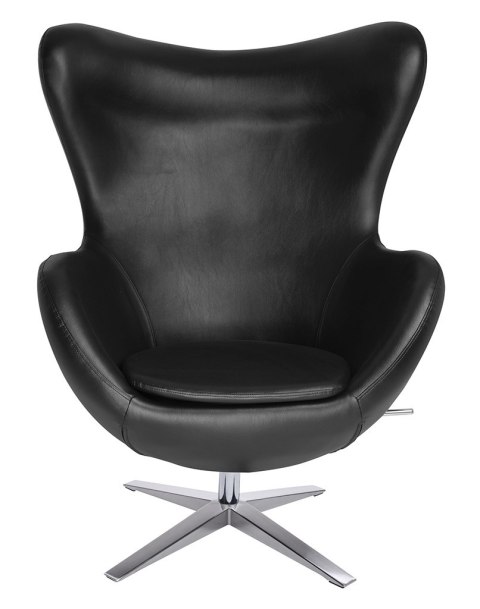 King Home Fotel EGG SZEROKI PU czarny King Home Fotel EGG SZEROKI PU czarny