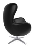 King Home Fotel EGG SZEROKI PU czarny King Home Fotel EGG SZEROKI PU czarny