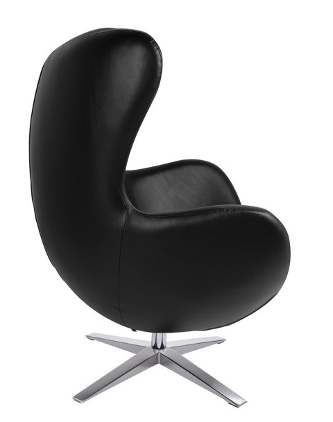 King Home Fotel EGG SZEROKI PU czarny King Home Fotel EGG SZEROKI PU czarny