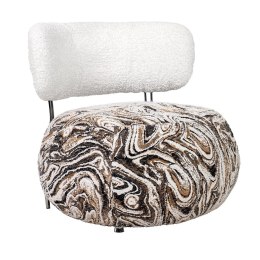 King Home Fotel LOW TEDDY beżowy melanż