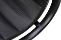 King Home Fotel biurowy BODY PRESTIGE PLUS czarny - skóra naturalna, aluminium King Home Fotel biurowy BODY PRESTIGE PLUS czarny - skóra naturalna, aluminium