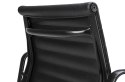 King Home Fotel biurowy BODY PRESTIGE PLUS czarny - skóra naturalna, aluminium King Home Fotel biurowy BODY PRESTIGE PLUS czarny - skóra naturalna, aluminium