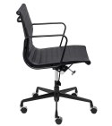 King Home Fotel biurowy BODY PRESTIGE PLUS czarny - skóra naturalna, aluminium King Home Fotel biurowy BODY PRESTIGE PLUS czarny - skóra naturalna, aluminium